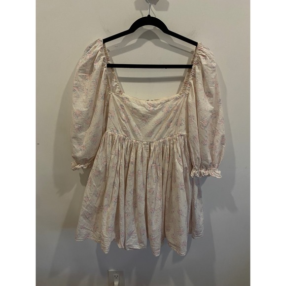 Dresses & Skirts - Dainty Feminine Floral Coquette Girl Babydoll Dress